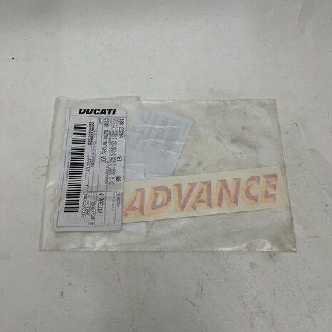 Ducati superbike 998 GRAPHIC SHELL ADVANCE 43813321A