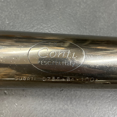 Conti F.M.C. exhaust set - 075584100 - 075584105 - bevel- 660 MM 
