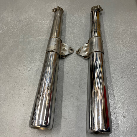 Conti F.M.C. exhaust set - 075584100 - 075584105 - bevel- 660 MM 